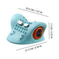 Shiatsu Neck Massager Pillow Constant Temperature Heat Vibration EMS Low Frequency Pulse Massage for Car Office/Home